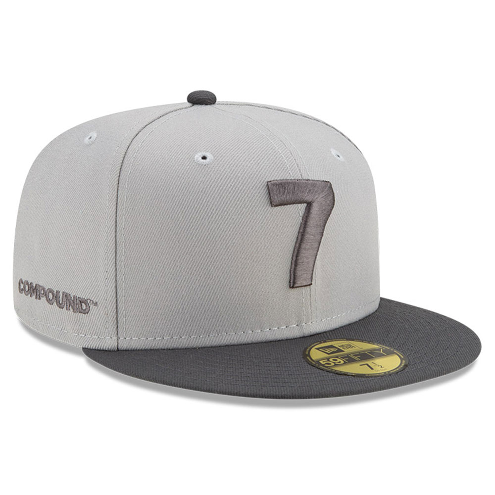 NBA New Era x Compound 7 59FIFTY Fitted Hat - Gray