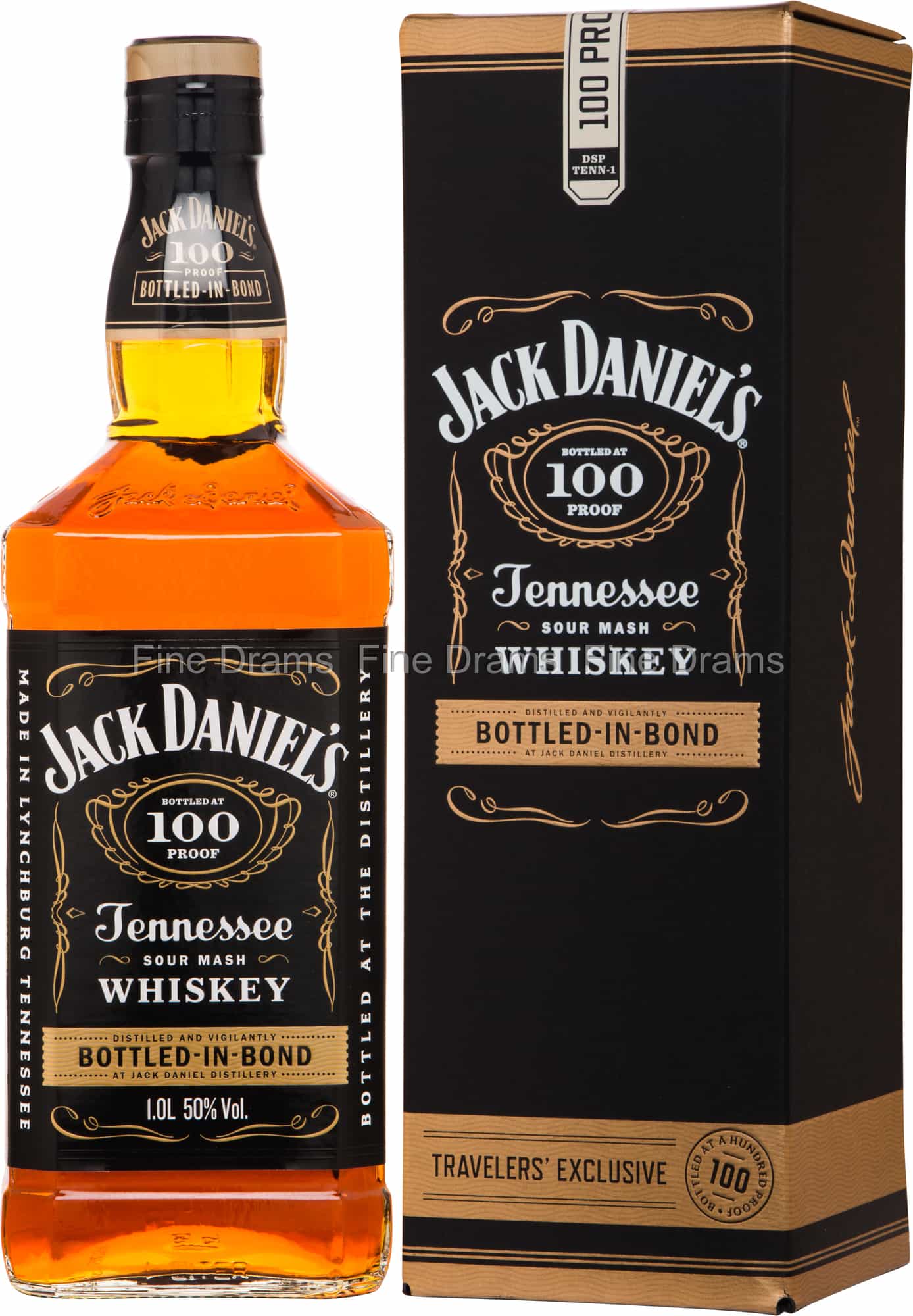 Jack Daniel's Bottled-in-Bond Tennessee Whiskey (1 Liter)