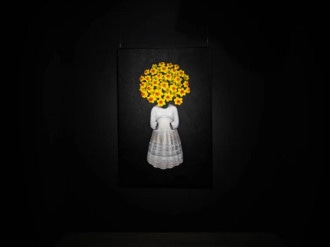 希少❗️最終値下げ。銅版画家 今村由男作品 「開く時」 今村 由男