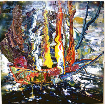 杉田陽平 「風をつかまえて」 2012年制作 油彩画 60号 杉田陽平 「風を