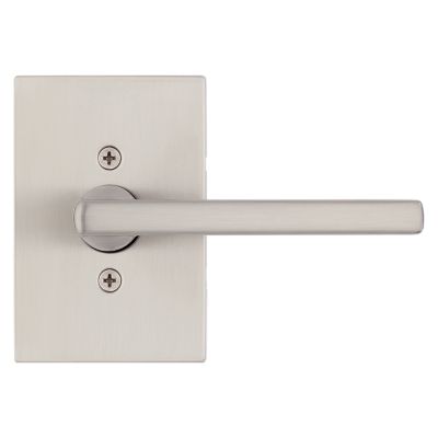 Satin Nickel Halifax Lever (Rectangle) - Pull Only | Kwikset