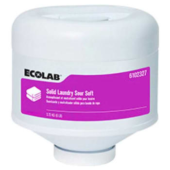 Ecolab Solid Laundry Sour Soft - 2-6 Lb | HD Supply