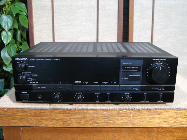 整備済 程度良 KENWOOD ケンウッド プリメインアンプ KA-880D 整備済