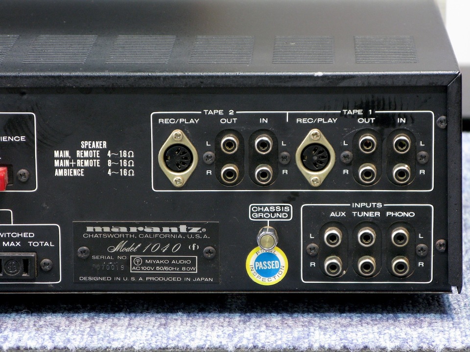 MODEL 1040 marantz - 中古オーディオ 高価買取・販売 ハイファイ堂