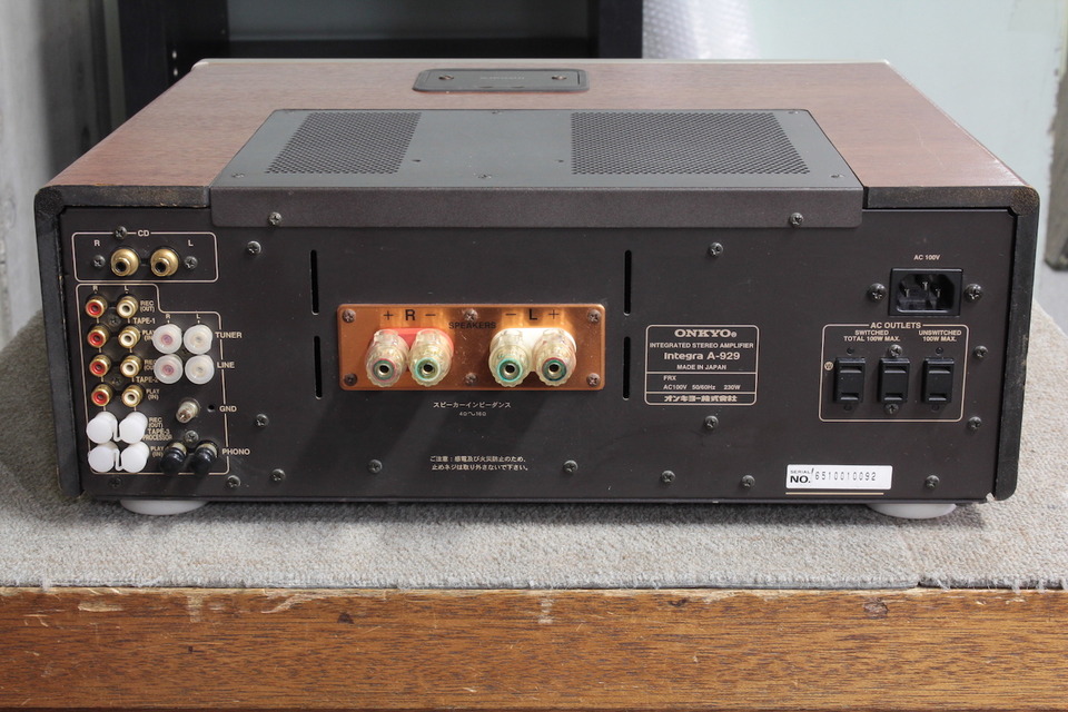 RITAO CHAN公式アカウント02ONKYOプリメインアンプA-929 RITAO CHAN