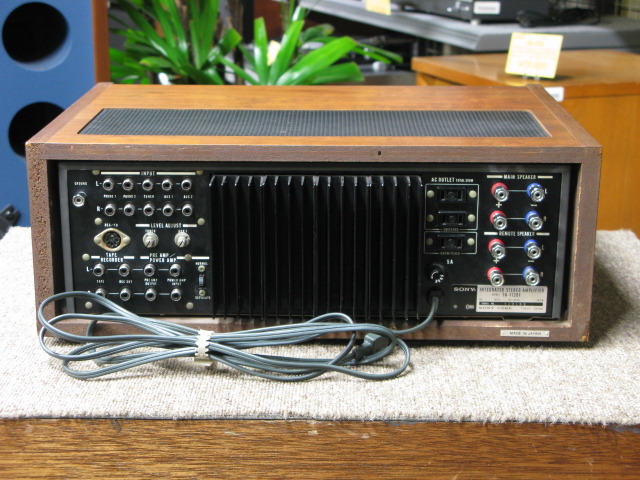 ソニー SONY プリメインアンプ TA-1120A ウッドケース付 ジャンク