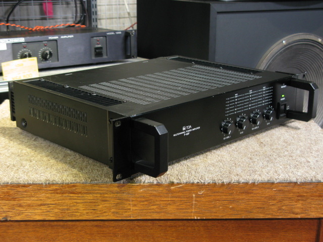 TOA マルチチャンネル パワーアンプ P-60F XLR入出力パネル搭載 P-60F