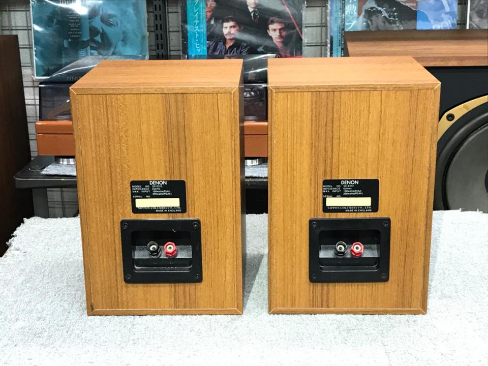 DENON SC-E212 名器 密閉式 英国製 希少シリアル連番 DENON SC-E212