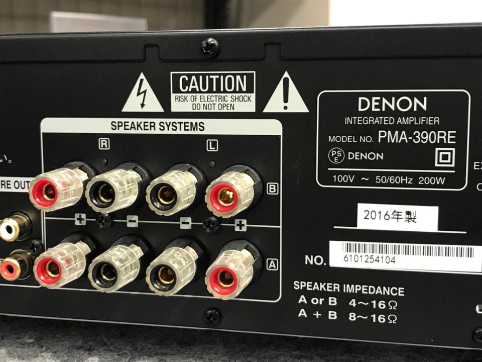 DENON PMA-390RE ブラック（2018年製）最終値下げ済み DENON PMA-390RE