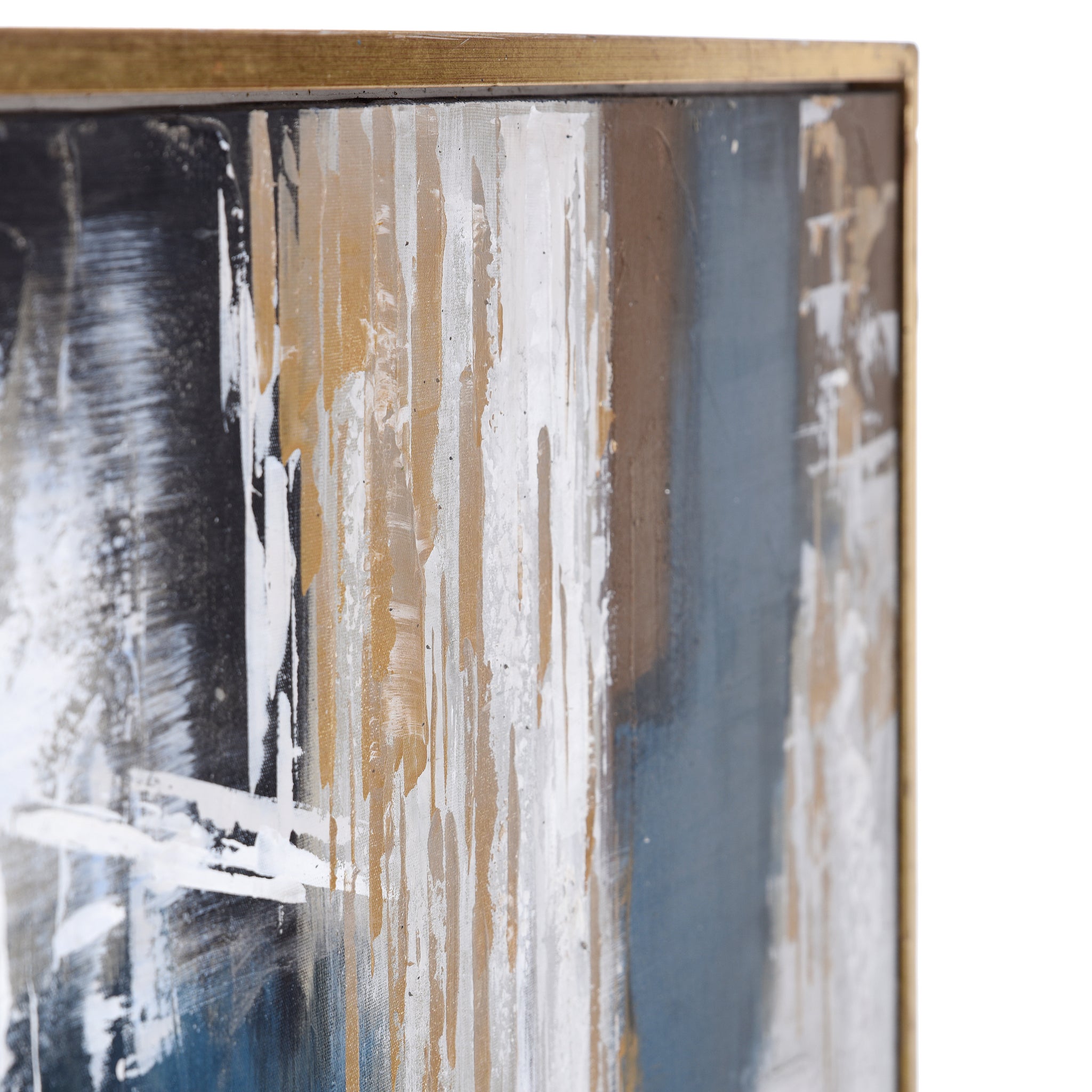 APOLLO FRAMED CANVAS ART- SMALL | Hand Painted Abstract | 1.5 inch