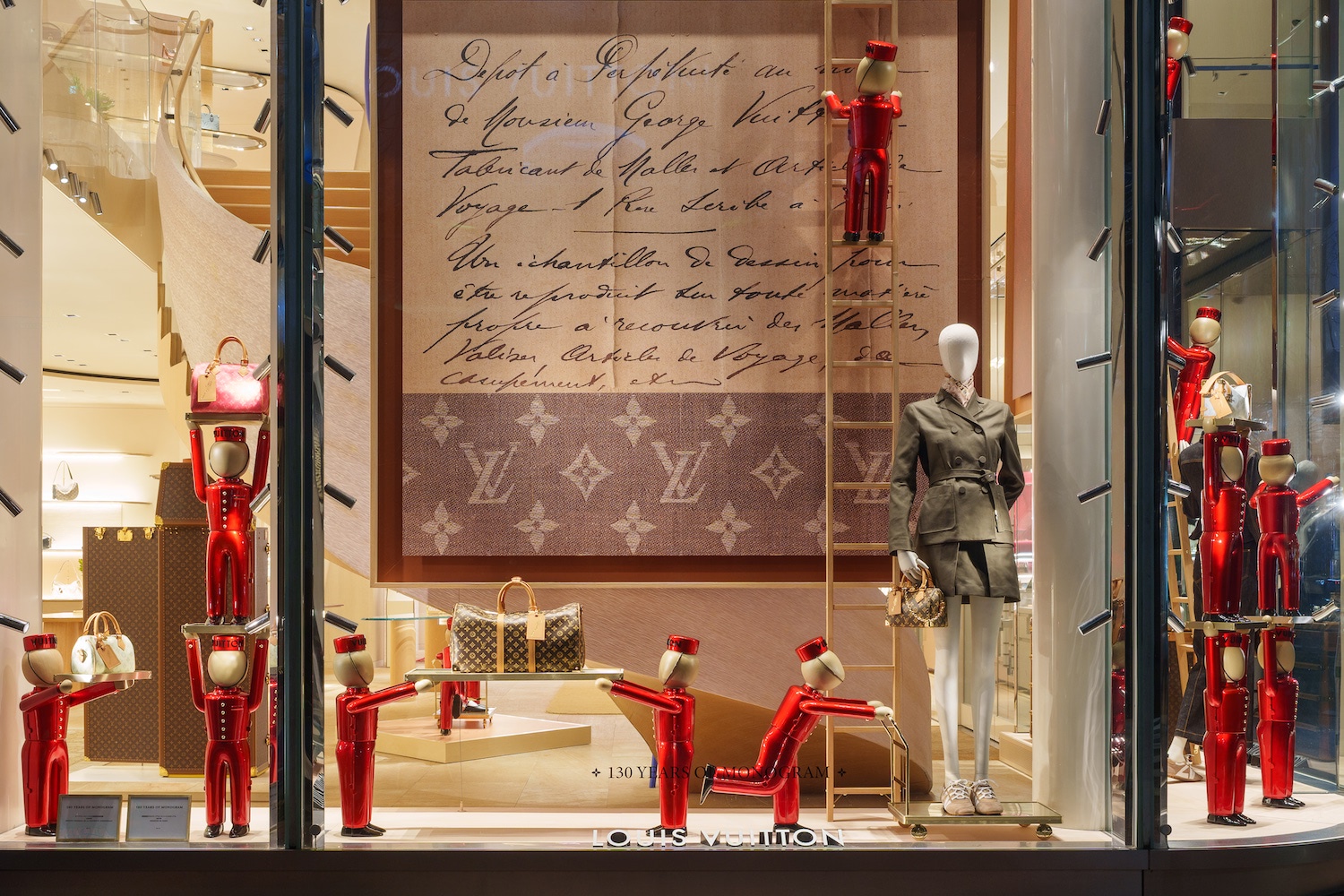 ルイ・ヴィトンのモノグラム誕生から130周年｜世界各地で特別な