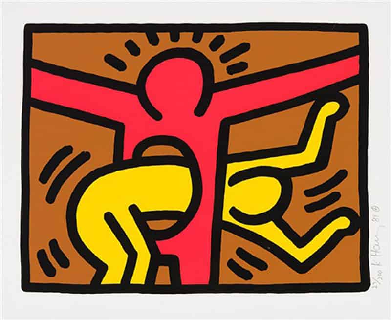Keith Haring, Pop Shop IV (Plate 3), from the Pop Shop IV