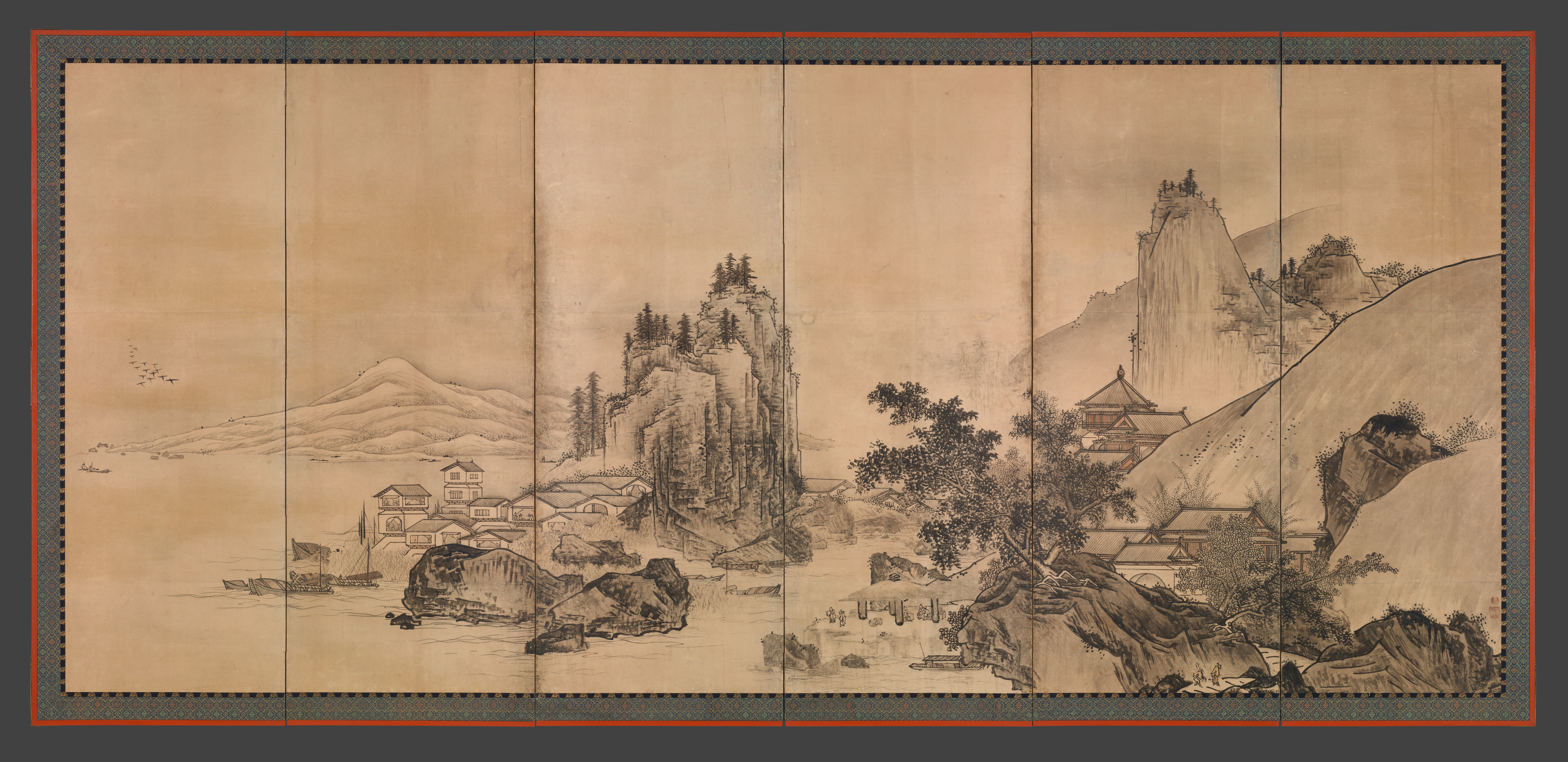 銅版画 : 有地好登／The reflection of four scenes