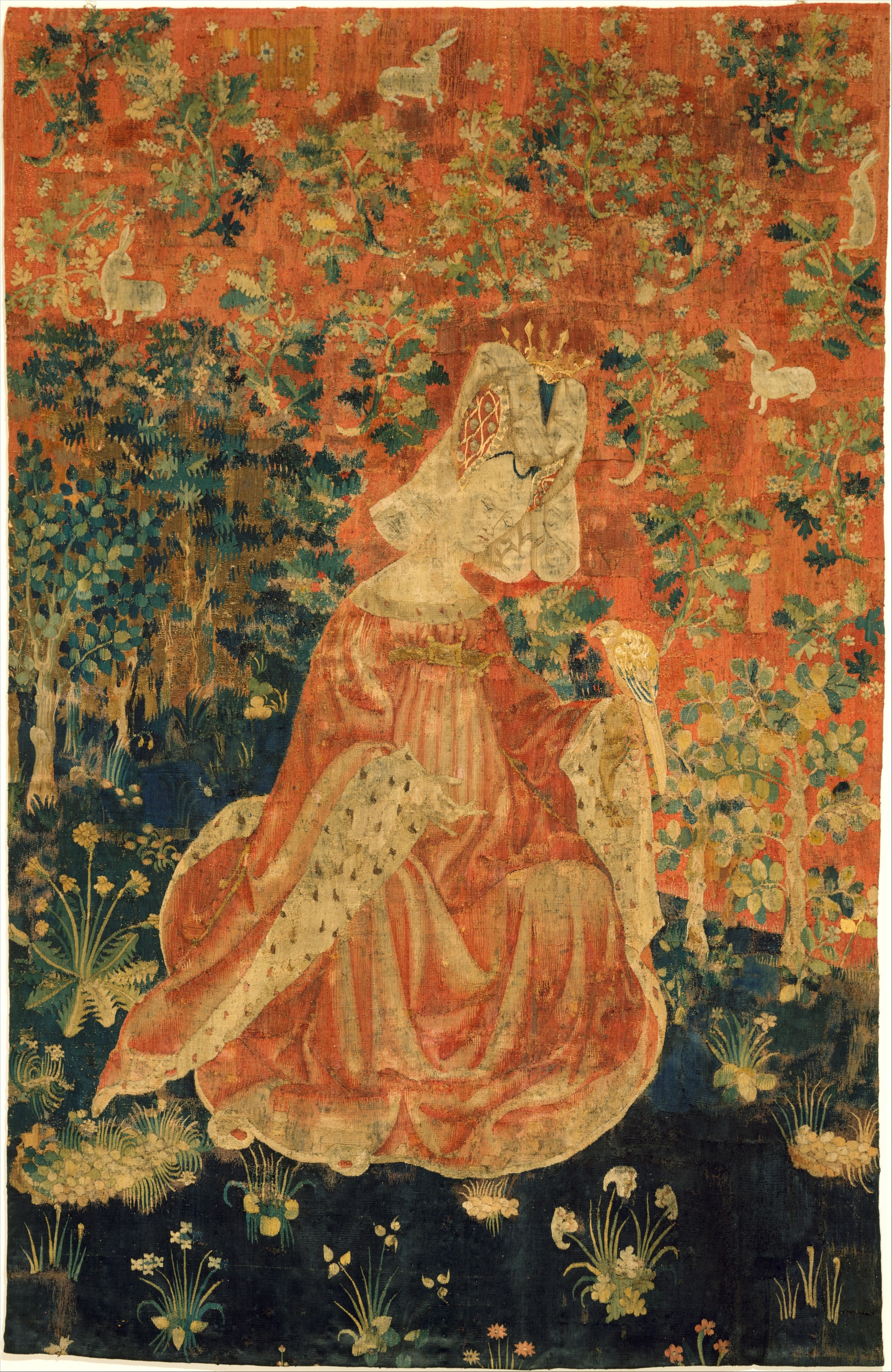 Lady Holding a Falcon - South Netherlandish - The Metropolitan