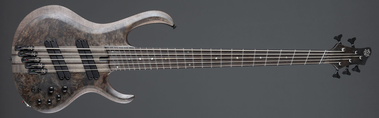 Ibanez Bass Workshop BTB805MS-TGF Transparent Gray Flat | USA