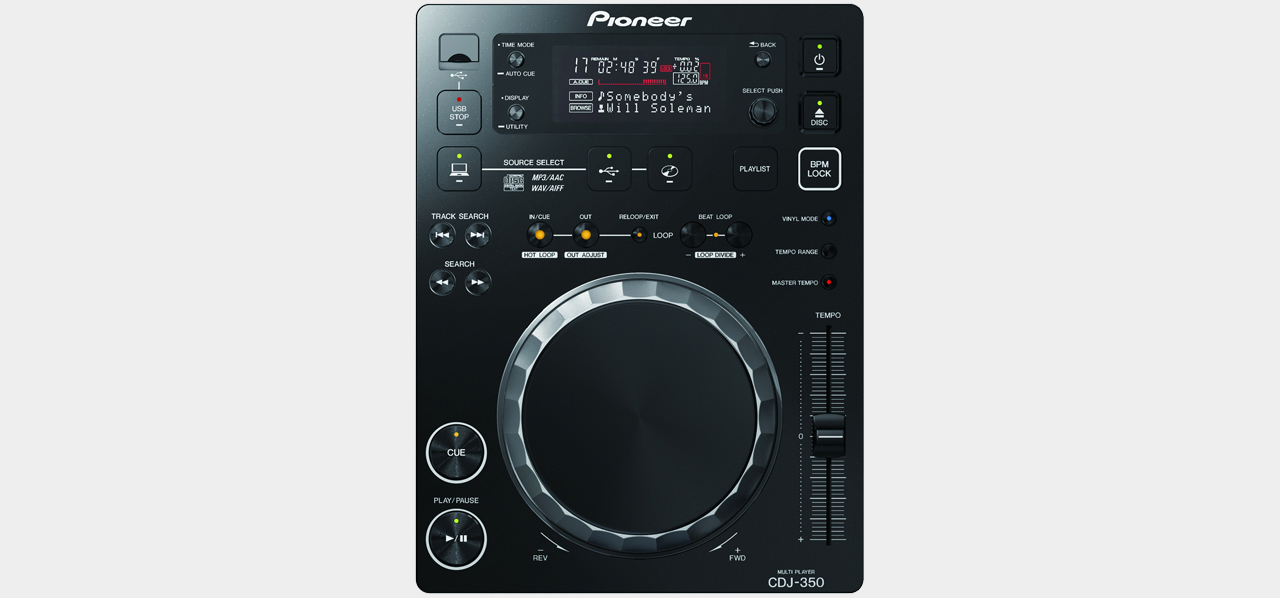 Pioneer DJ CDJ-350 Digital Multi-Player | USA