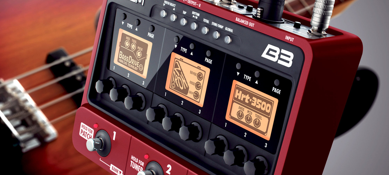 Zoom B3 Bass Effects/Amp Simulator | MUSIC STORE professional