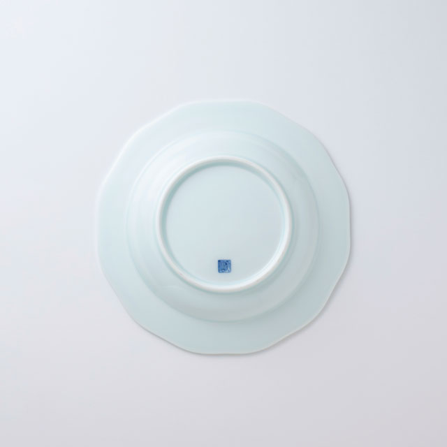 青白磁スープ皿 小