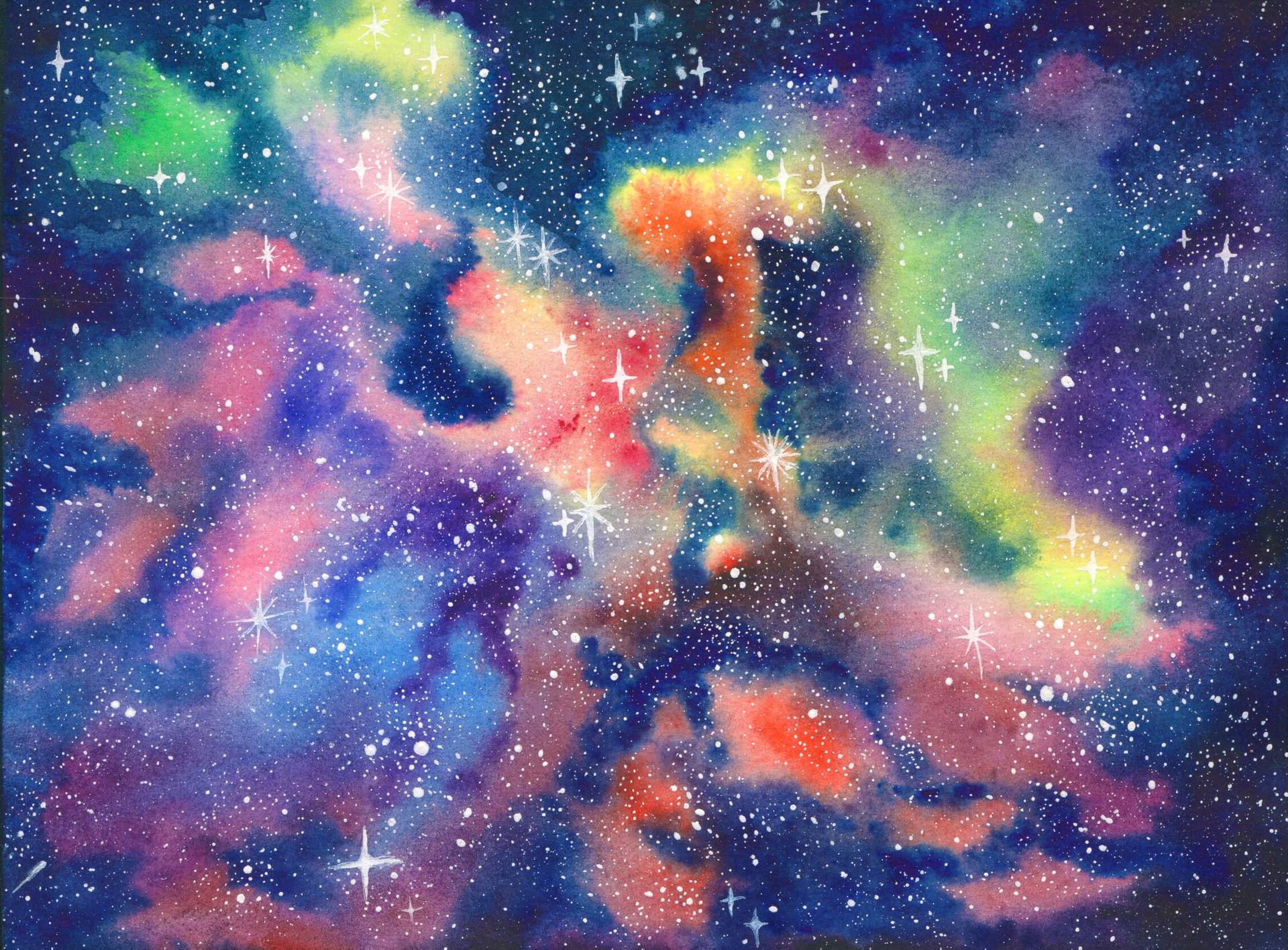 good blue(flozen star) 原画 painting 油絵 星 【公式通販】