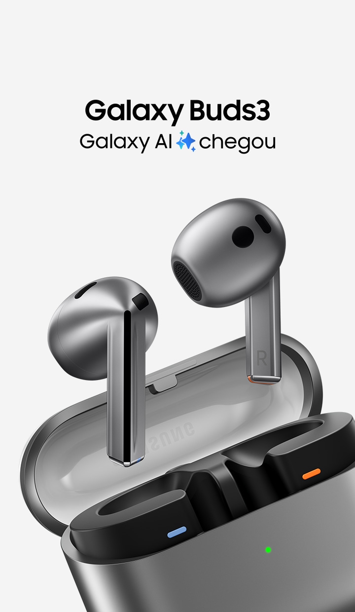 Galaxy Buds3 com Galaxy AI: Mude com apenas um toque | Samsung Brasil