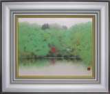 上村松園「待月」シルクスクリーン :: 絵画買取・販売 - シバヤマ