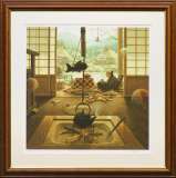 笹倉鉄平「メロディア」シルクスクリーン :: 絵画買取・販売 - シバヤマ