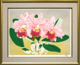 中島千波「高台寺の枝垂桜」シルクスクリーン :: 絵画買取・販売