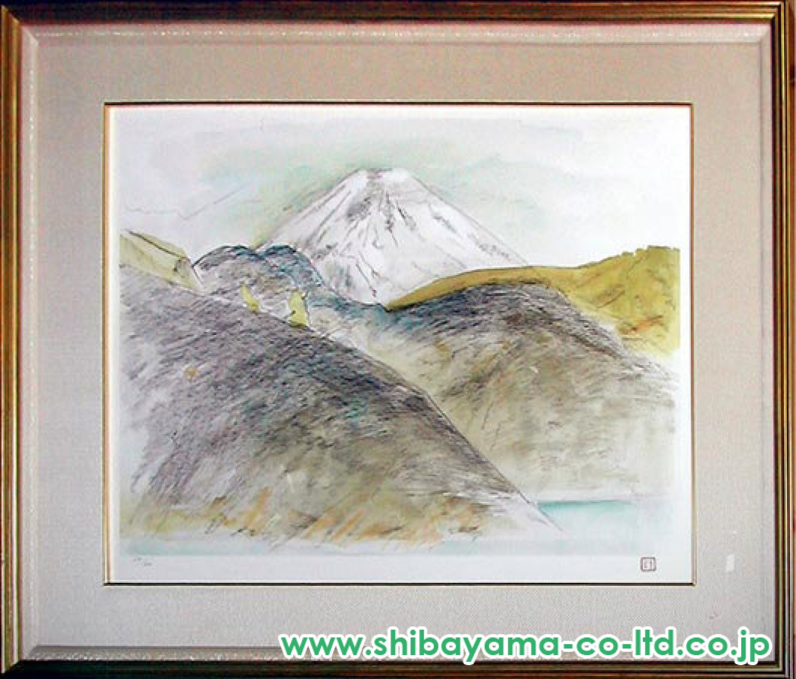 奥村土牛 「富士」 リトグラフ 百歳記念 200部限定 【公式通販】