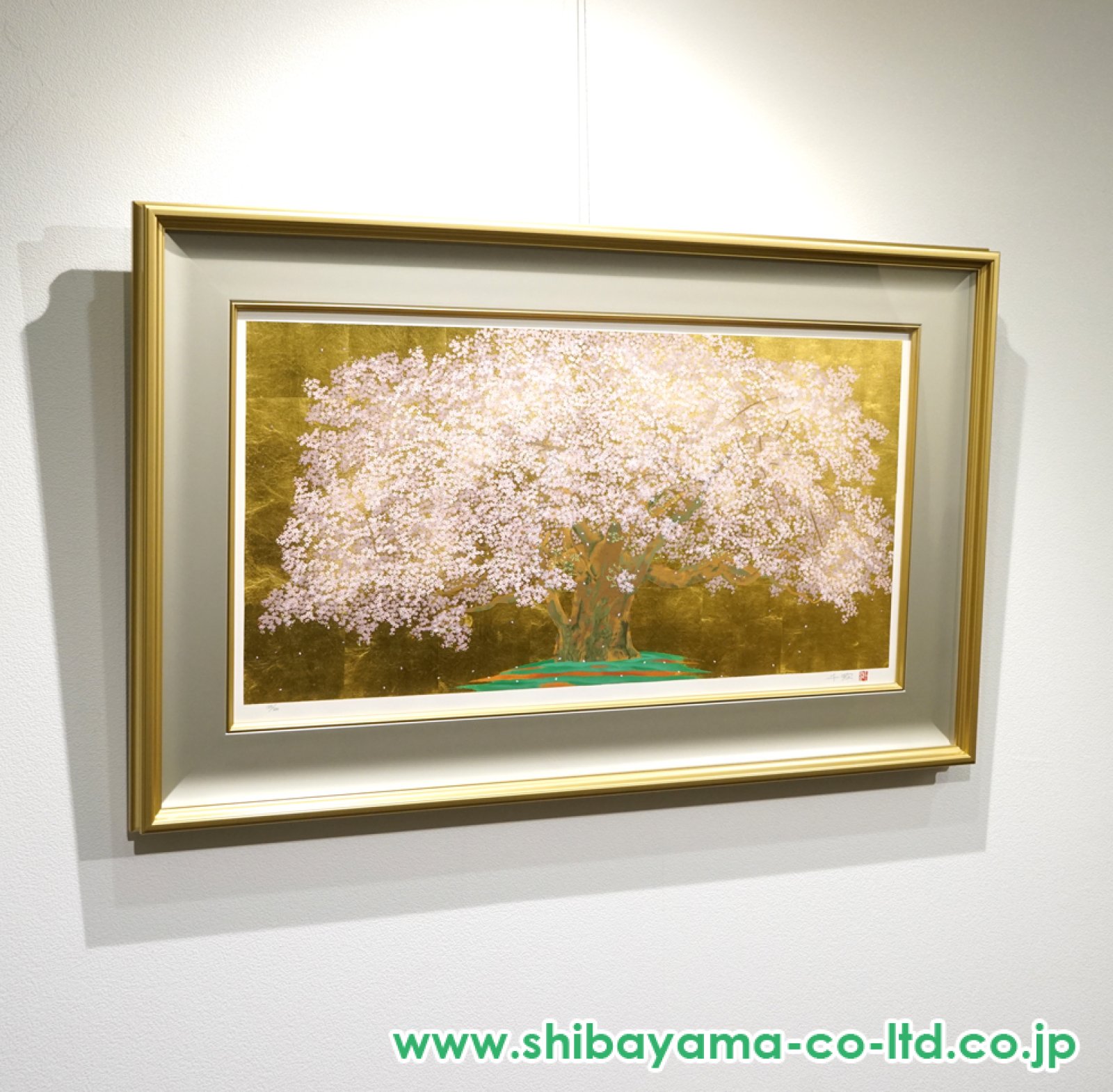 J*N様 中島千波 醍醐の桜 直筆サイン入り151/350 中島千波 醍醐の桜