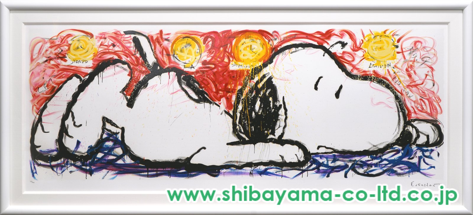 トム・エバハート （スヌーピー）「NO WAY OUT」シルクスクリーン