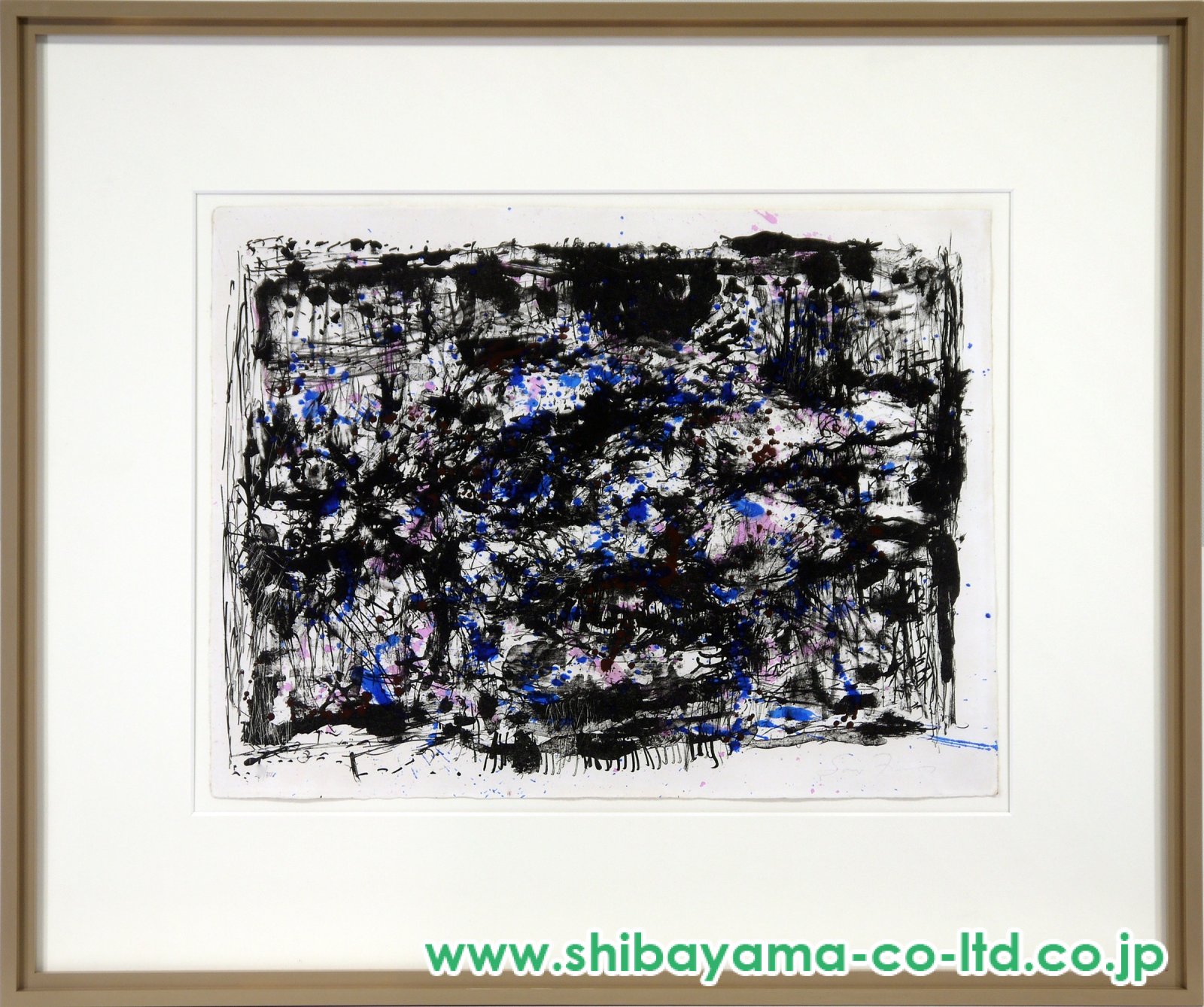 サム・フランシス「Untitled」リトグラフ :: 絵画買取・販売