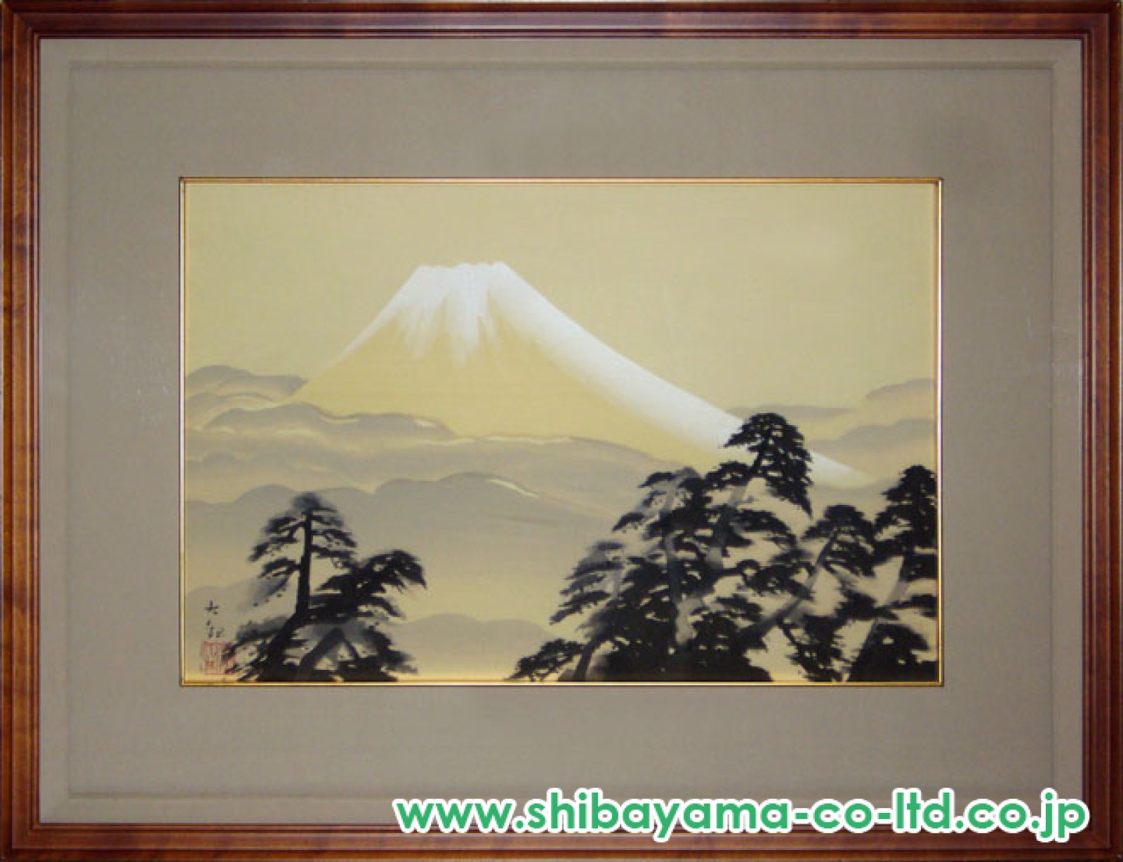 希少 横山大観【無我】木版画 限定250 希少 横山大観【無我】木版画