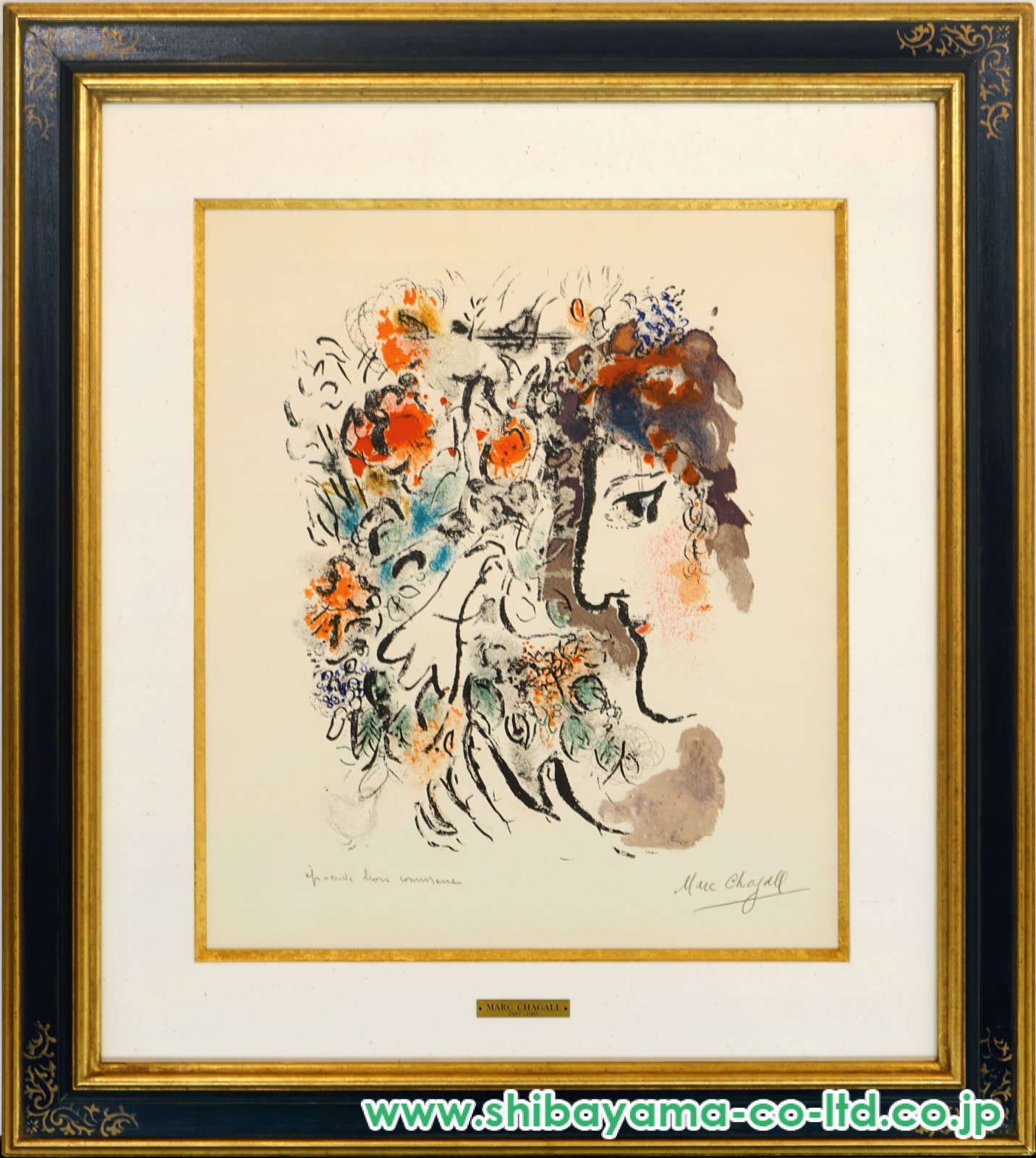 真作】版画 ジャック・ペクナール リトグラフ 女性像 美人画 X176