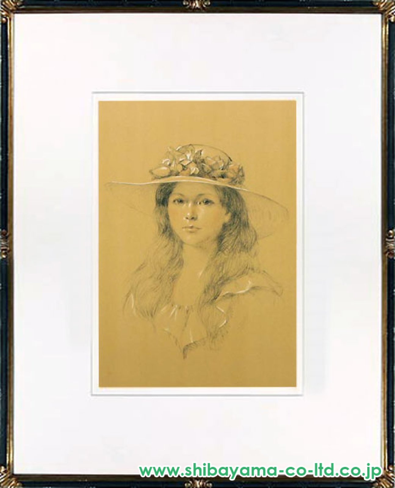 アンティーク ヴィンテージ 中山忠彦 人物画 絵画 レトロ アンティーク