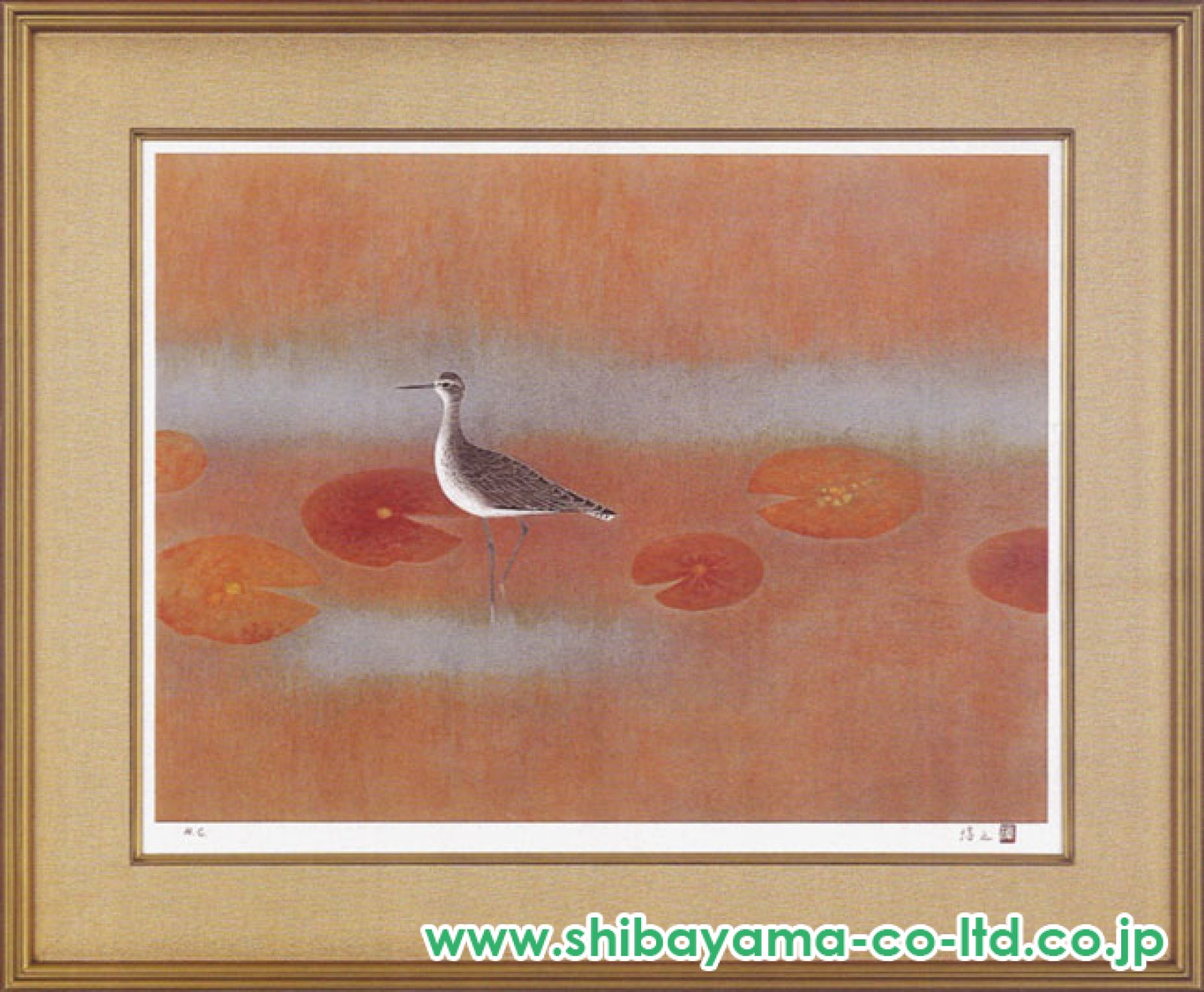 上村淳之「 巳 」 オリジナル リトグラフ 干支図シリーズ 258/500 日本