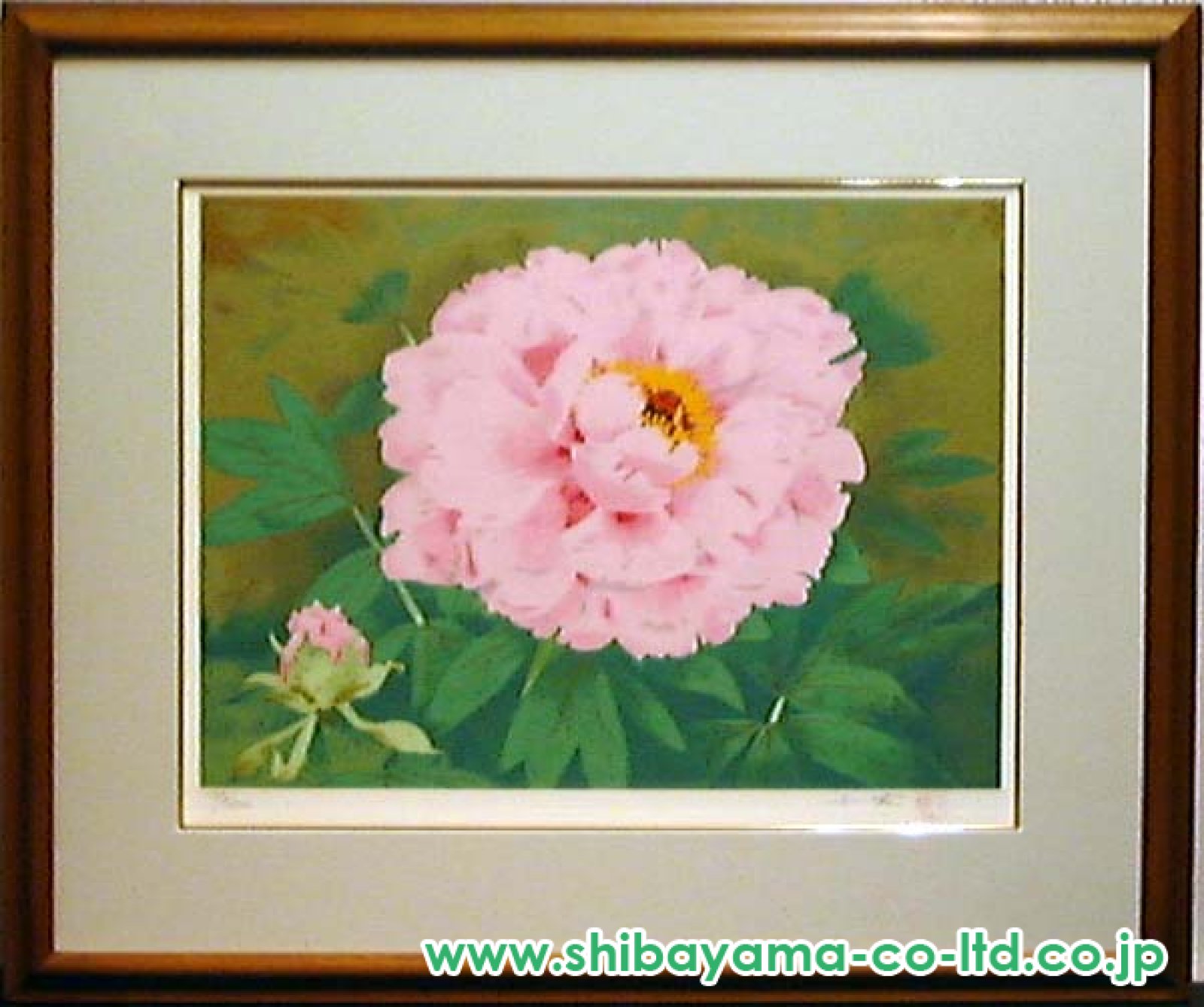 値下げ！珍品！中島千波「彩花」木版画 直筆サイン 証明書付 3枚セット