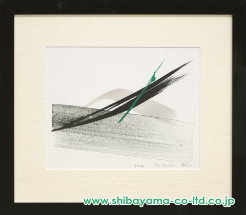 お*な様 「真作」池田満寿夫「ベランダの女」リトグラフ 143/210 直筆