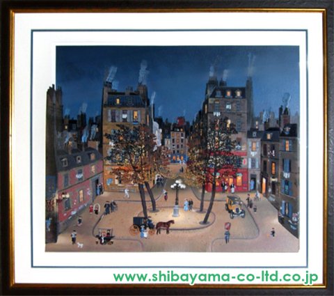 ミッシェル・ドラクロワ【忘れがたき夕べ】シルクスクリーン