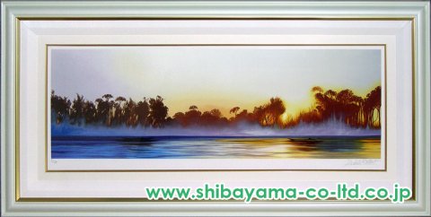 ミッシェル・バテュ「野生の楽園」99/100 シルクスクリーン 直筆サイン