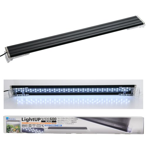 水作 LED ライトアップWIDE 600 ブラック 60cm水槽 照明 アクアリウム