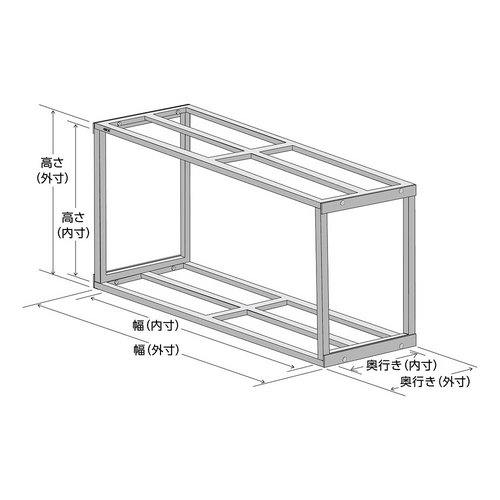 GEX 水槽台 アクアラックスチール 1200 BK 代引不可 | チャーム
