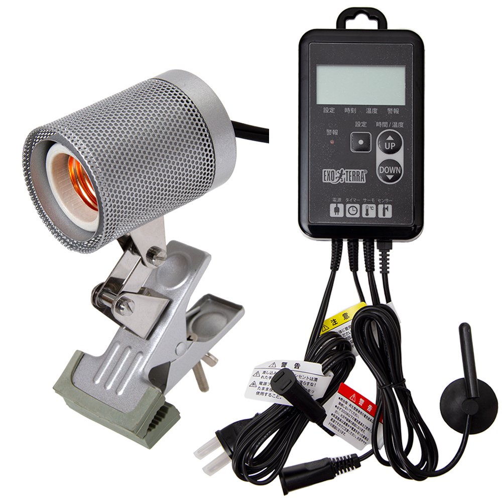 サーモ&ソケットセット GEX タイマーサーモ RTT-1+クリップスタンド