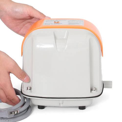 安永電磁式エアーポンプ(ブロワー) AP-30P(省エネ型) 120cm以上水槽用+