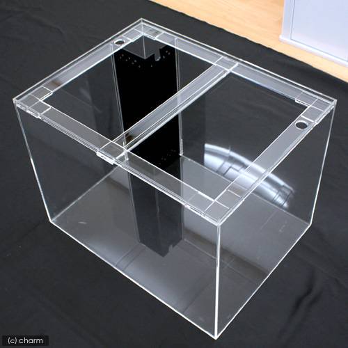 水槽 アクリル水槽 OFコーナー付(サイズ:60×45×45cm 板厚:5×5×4mm