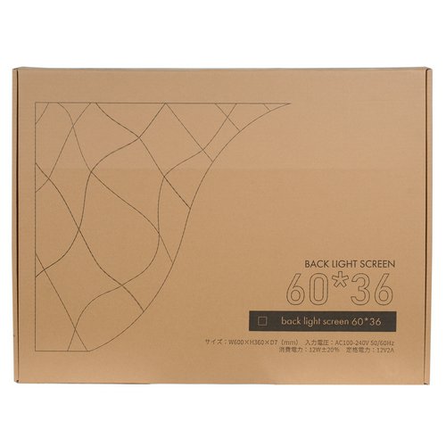 esAqua 水槽LED バックスクリーン 60×36cm 水槽用 バックライト 照明