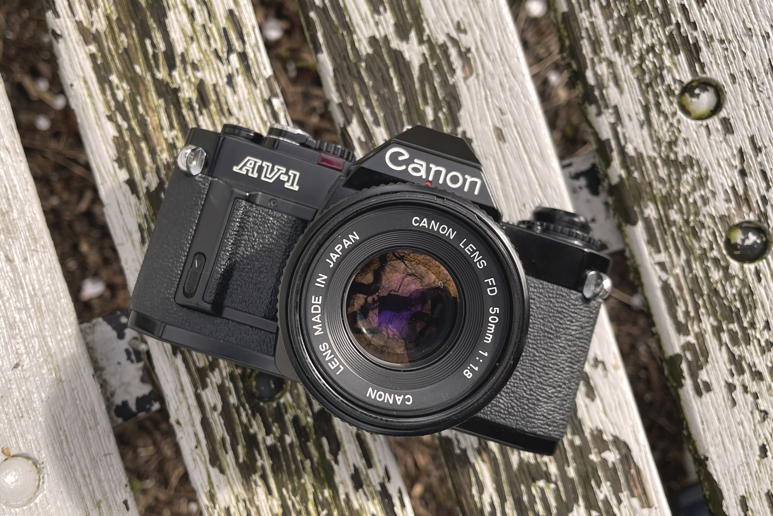 Canon AV-1 + FD 50mm / F1.8 レンズセット 美品】 Canon NEW FD 50mm