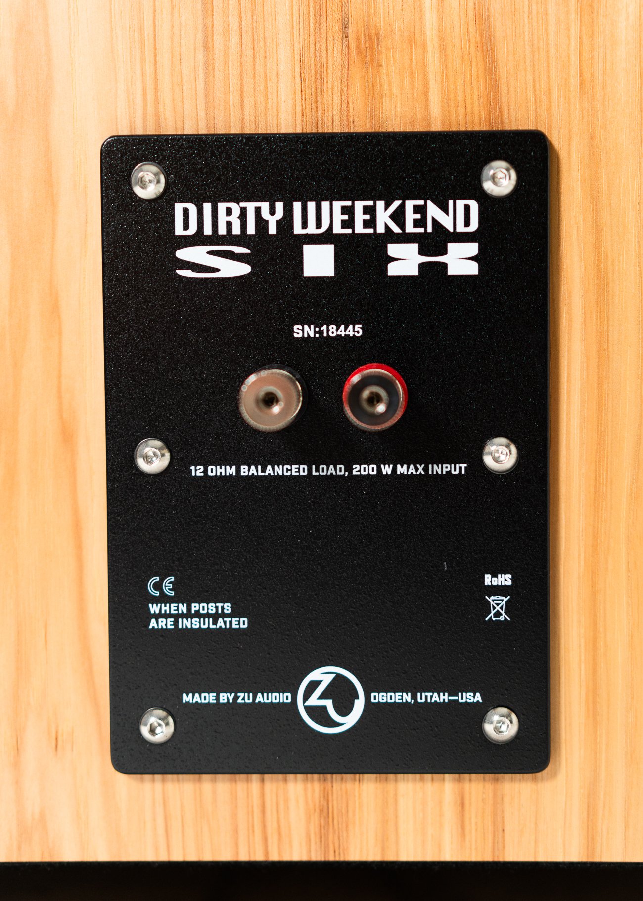 Zu DW-6 Finished Rustic Hickory | Zu Audio | Hi-Fi audio speakers