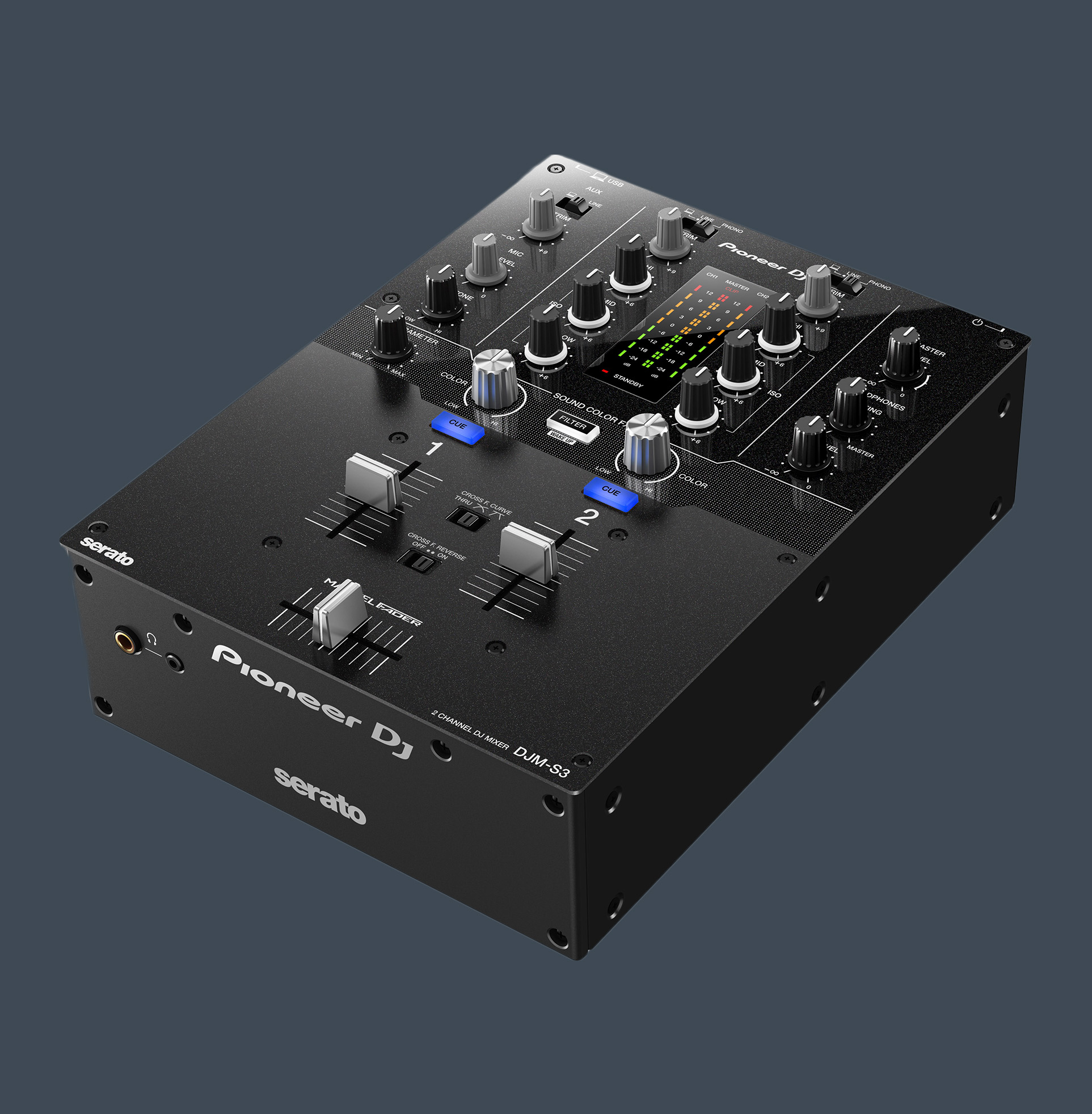 Pioneer DJ DJM-S3 DJミキサー SERATO 中古 Pioneer DJ DJM-S3 DJ