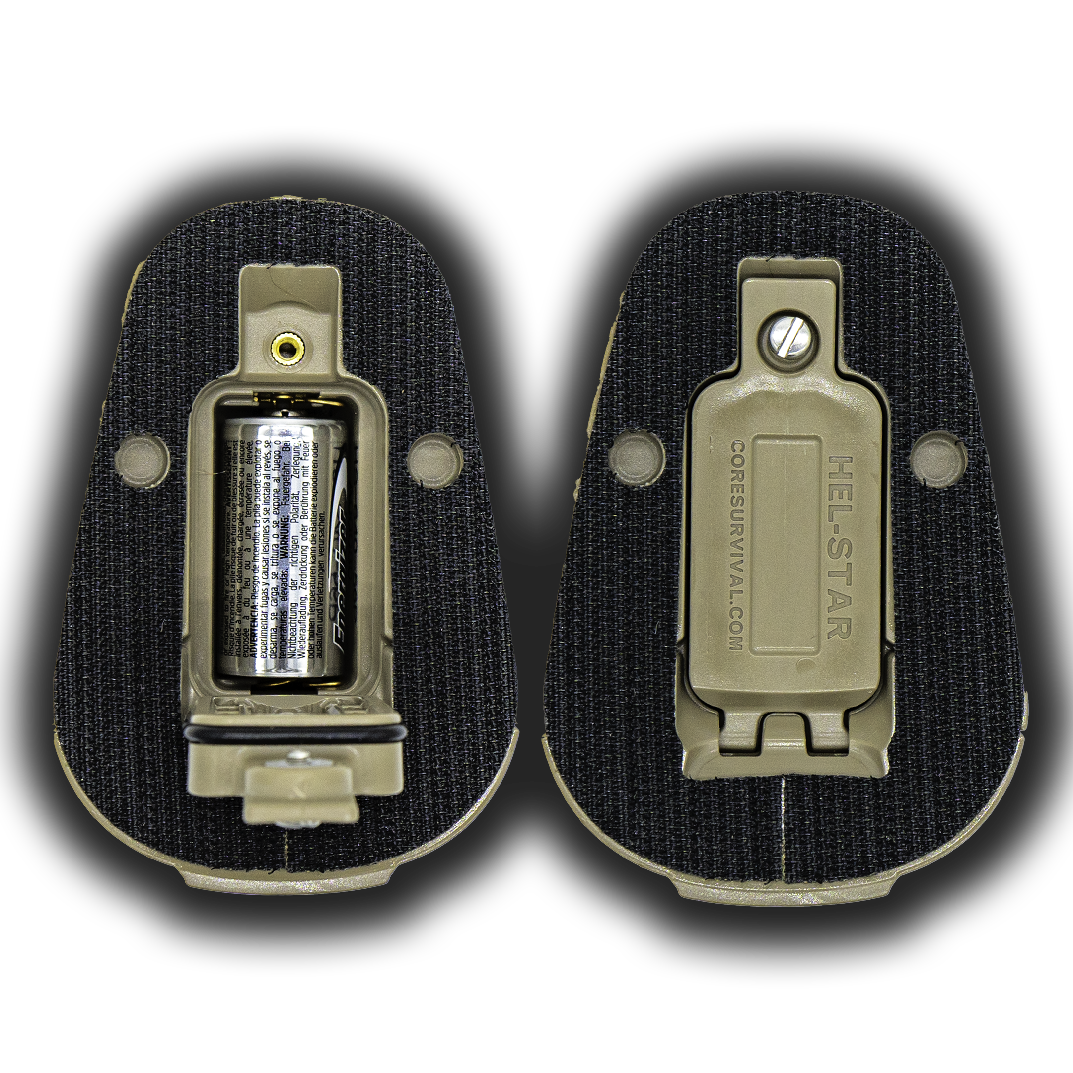 実物 美品 CORE Survival HEL-STAR 6 HS-640-1 Helmet-Mounted Light