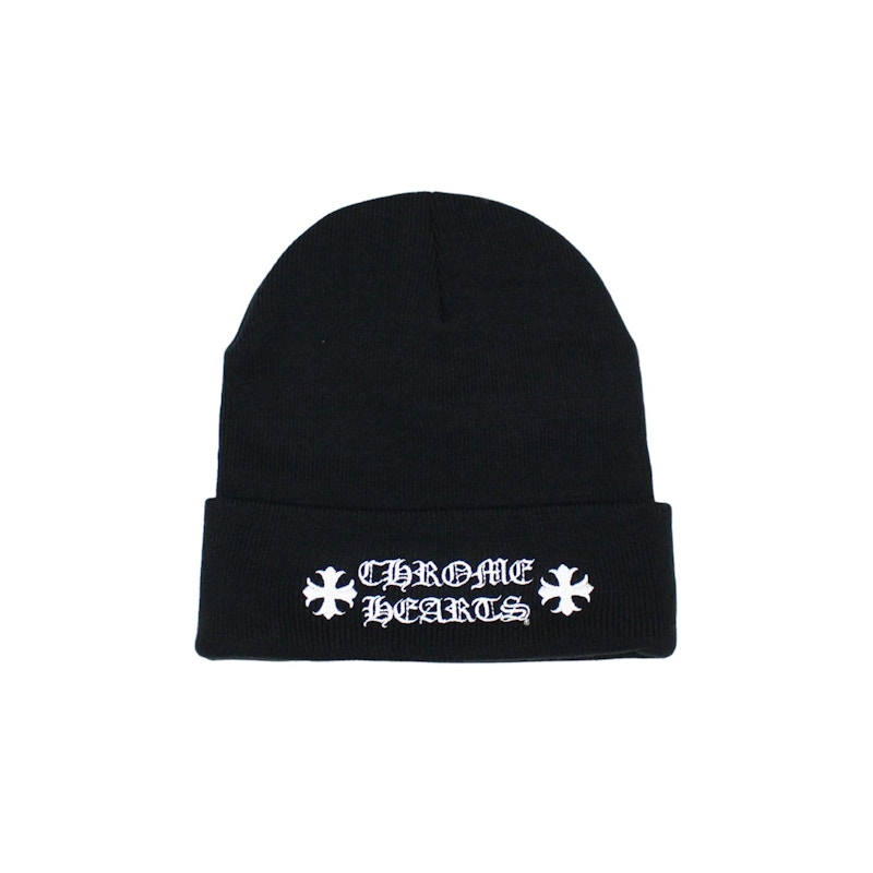 Chrome Hearts Logo Beanie Black - US